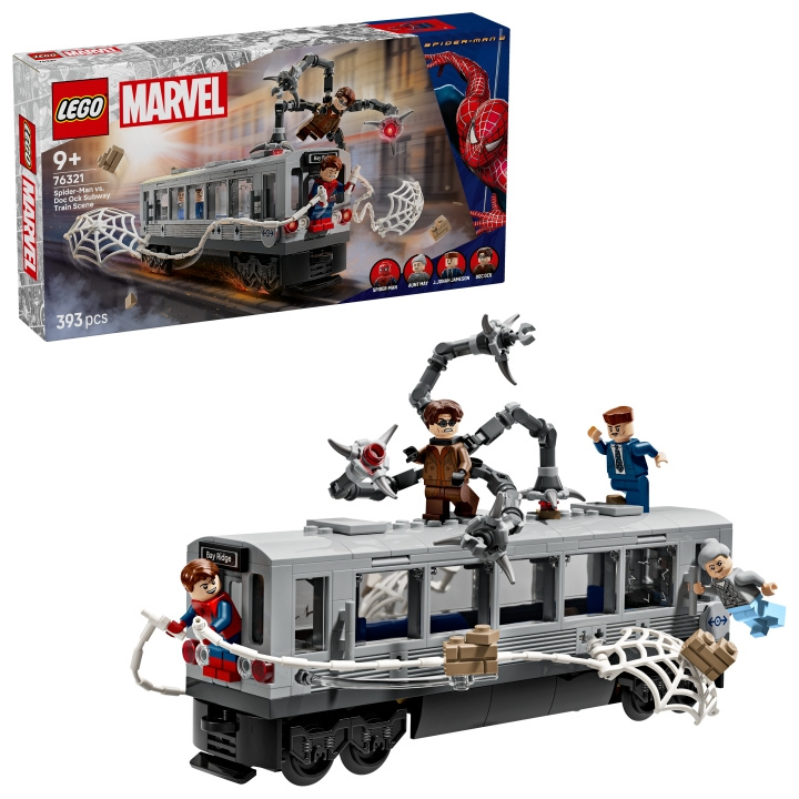 LEGO Supersankarit - Hämähäkkimies vs. Doc Ock: Ock: Metrojunakohtaus (76321) (76321)