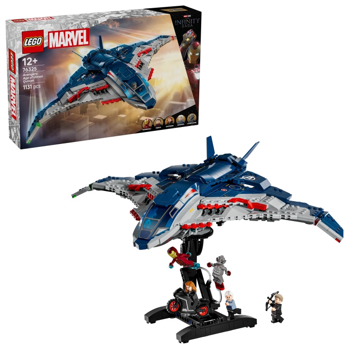 LEGO Supersankarit - Kostajat: Age of Ultron - Quinjet (76325) ryhmässä LELUT, TUOTTEET LAPSILLE JA VAUVOILLE / Leikkikalut, Askartelu &Pelit / Rakennuslelut / Lego @ TP E-commerce Nordic AB (D27824)