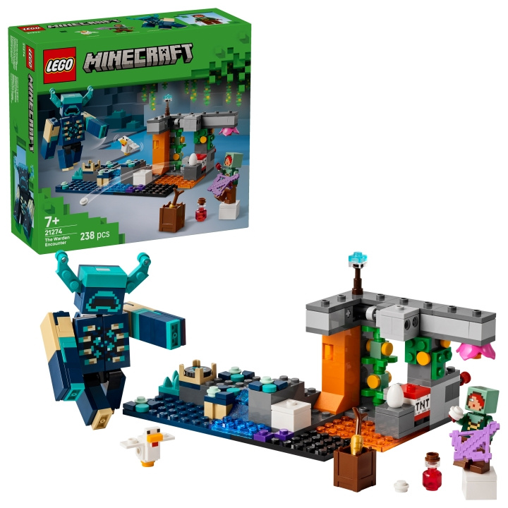 LEGO Minecraft - Vartijan kohtaaminen (21274) ryhmässä LELUT, TUOTTEET LAPSILLE JA VAUVOILLE / Leikkikalut, Askartelu &Pelit / Rakennuslelut / Lego @ TP E-commerce Nordic AB (D27825)