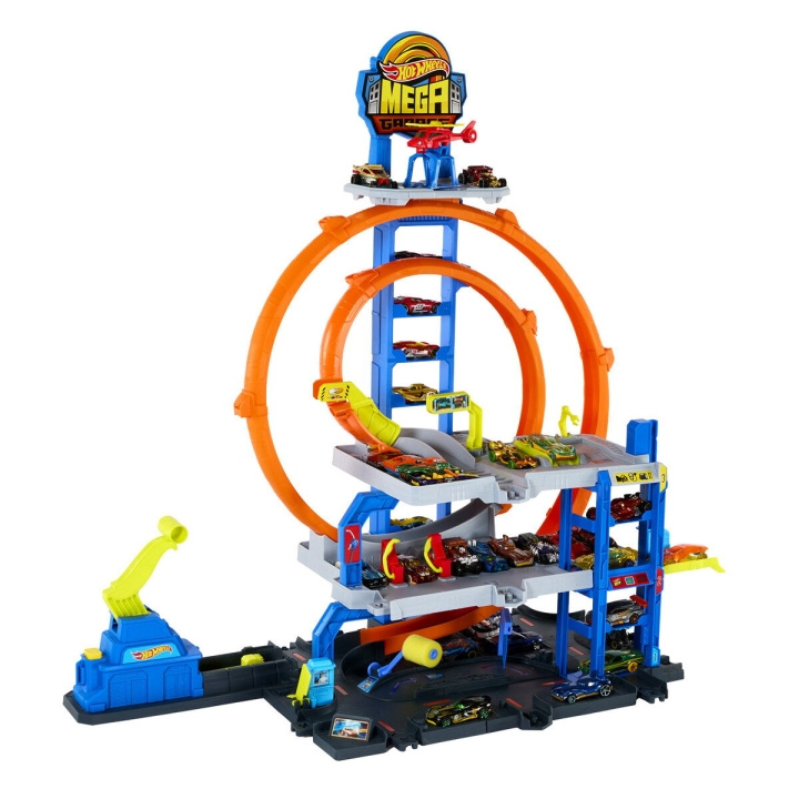 Hot Wheels City Mega Garage (JBM74) ryhmässä LELUT, TUOTTEET LAPSILLE JA VAUVOILLE / Leikkikalut, Askartelu &Pelit / Leikkiautot @ TP E-commerce Nordic AB (D27861)
