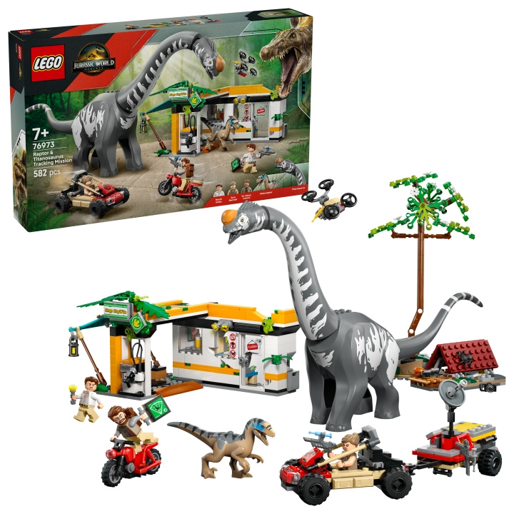 LEGO Raptorin ja Titanosauruksen jäljitysoperaatio (6526384) ryhmässä LELUT, TUOTTEET LAPSILLE JA VAUVOILLE / Leikkikalut, Askartelu &Pelit / Rakennuslelut / Lego @ TP E-commerce Nordic AB (D27872)