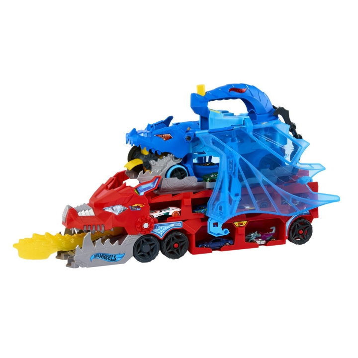 Hot Wheels Kaupungin perimmäinen kaksoislohikäärmeen vetoauto (JBM72) ryhmässä LELUT, TUOTTEET LAPSILLE JA VAUVOILLE / Leikkikalut, Askartelu &Pelit / Leikkiautot @ TP E-commerce Nordic AB (D27873)