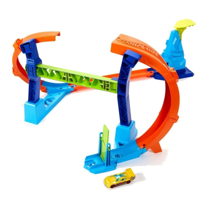 Hot Wheels Stunt Tracks Korkkiruuvihypyn mestari (JFH36) ryhmässä LELUT, TUOTTEET LAPSILLE JA VAUVOILLE / Leikkikalut, Askartelu &Pelit / Lelusarja @ TP E-commerce Nordic AB (D27875)