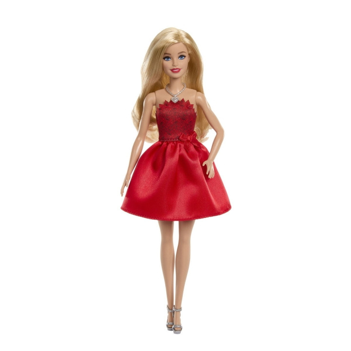 Barbie Fashionista 80th Anniversary Rubiininpunainen nukke (JGD25) ryhmässä LELUT, TUOTTEET LAPSILLE JA VAUVOILLE / Leikkikalut, Askartelu &Pelit / Nuket & Tarvikkeet @ TP E-commerce Nordic AB (D27884)