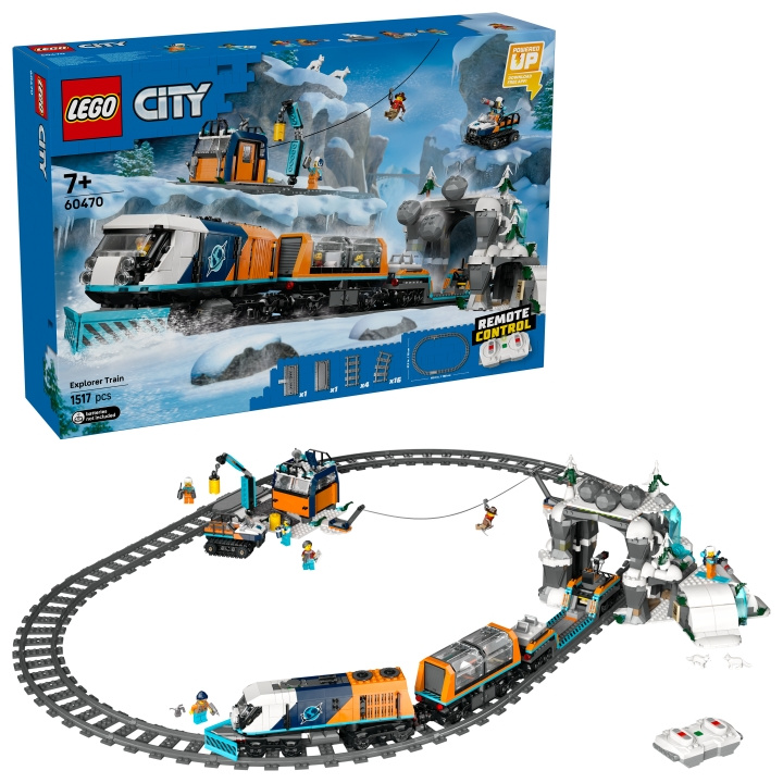 LEGO LEGO Kaupunki - Explorers\' Arctic Polar Express -juna (60470) ryhmässä LELUT, TUOTTEET LAPSILLE JA VAUVOILLE / Leikkikalut, Askartelu &Pelit / Rakennuslelut / Lego @ TP E-commerce Nordic AB (D27888)
