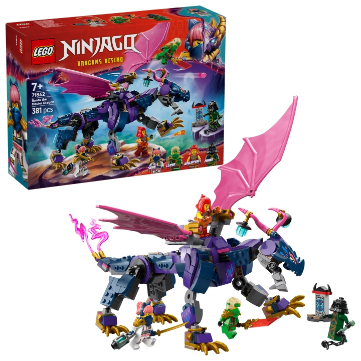 LEGO Ninjago - Rontu mestarilohikäärme (71842) ryhmässä LELUT, TUOTTEET LAPSILLE JA VAUVOILLE / Leikkikalut, Askartelu &Pelit / Rakennuslelut / Lego @ TP E-commerce Nordic AB (D27891)