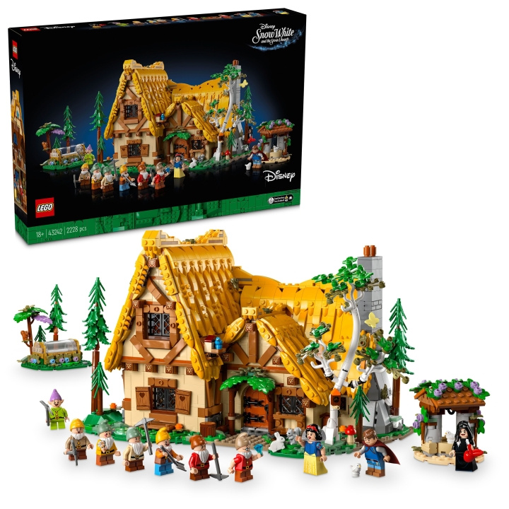 LEGO Disney - Lumikki ja seitsemän kääpiötä mökki (43242.) ryhmässä LELUT, TUOTTEET LAPSILLE JA VAUVOILLE / Leikkikalut, Askartelu &Pelit / Rakennuslelut / Lego @ TP E-commerce Nordic AB (D27913)