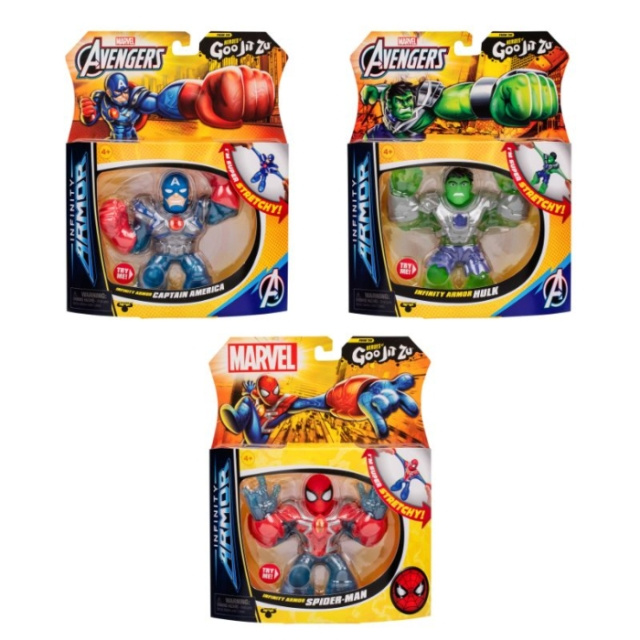 Goo Jit Zu Marvel S11 lajitelma (42995) ryhmässä LELUT, TUOTTEET LAPSILLE JA VAUVOILLE / Leikkikalut, Askartelu &Pelit / Figuurit, miniatyyrit ja tarvikkeet @ TP E-commerce Nordic AB (D27929)
