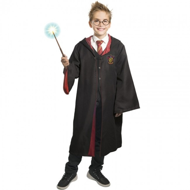 Ciao Deluxe-puku ja taikasauva - Harry Potter (110 - 124 cm) (11743.7-9) ryhmässä LELUT, TUOTTEET LAPSILLE JA VAUVOILLE / Leikkikalut, Askartelu &Pelit / Naamiaisasut @ TP E-commerce Nordic AB (D27955)