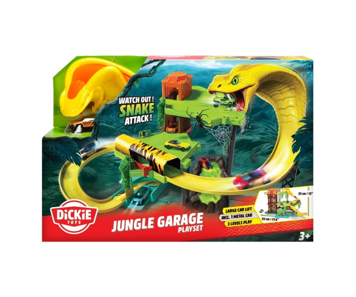 Dickie Toys Jungle Garage (203338000) ryhmässä LELUT, TUOTTEET LAPSILLE JA VAUVOILLE / Leikkikalut, Askartelu &Pelit / Lelusarja @ TP E-commerce Nordic AB (D27987)