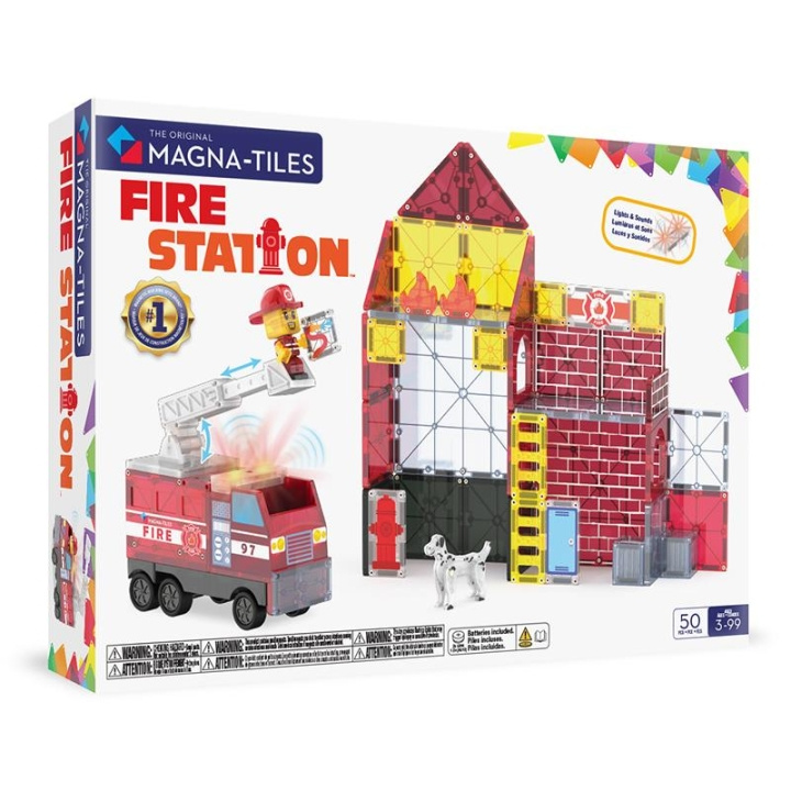 Magna Tiles Paloasema™ 50 palan setti (90359) ryhmässä LELUT, TUOTTEET LAPSILLE JA VAUVOILLE / Leikkikalut, Askartelu &Pelit / Lelusarja @ TP E-commerce Nordic AB (D27989)
