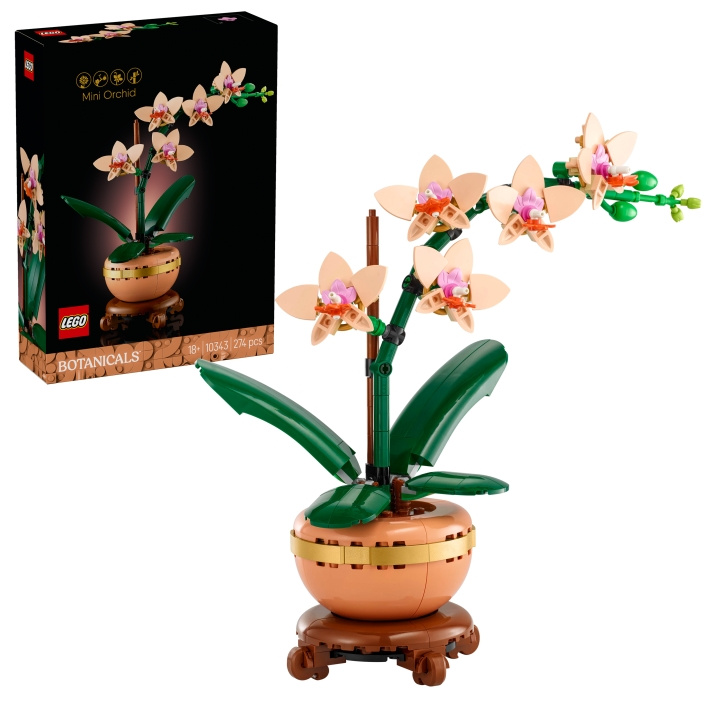 LEGO Botanicals - Mini orkidea (10343) ryhmässä LELUT, TUOTTEET LAPSILLE JA VAUVOILLE / Leikkikalut, Askartelu &Pelit / Rakennuslelut / Lego @ TP E-commerce Nordic AB (D28009)