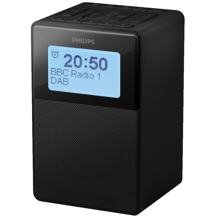 Philips Radio DAB+/FM Bluetooth TAR5100/10 Svart ryhmässä KODINELEKTRONIIKKA / Ääni & Kuva / Kotiteatteri, HiFi ja kannettavat / Radio & Herätyskellot / Radio @ TP E-commerce Nordic AB (D28021)