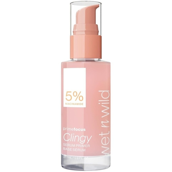 Wet n Wild Prime Focus Clingy Serum Primer 27ml ryhmässä KAUNEUS JA TERVEYS / Meikit / Meikit Kasvot / Pohjustusvoide @ TP E-commerce Nordic AB (D28082)