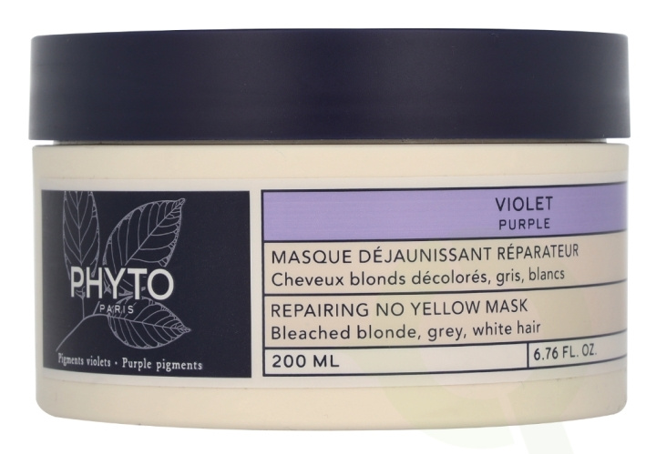 Phyto Phytoviolet Anti-Yellowing Mask 200 ml ryhmässä KAUNEUS JA TERVEYS / Hiukset &Stailaus / Hiustenhoito / Hiusnaamio @ TP E-commerce Nordic AB (D28098)