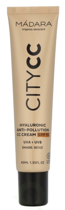 Madara CityCc Hyaluronic Anti-Pollution Cream CC SPF 40 ml 15 Beige ryhmässä KAUNEUS JA TERVEYS / Ihonhoito / Kasvot / Päivävoide @ TP E-commerce Nordic AB (D28131)