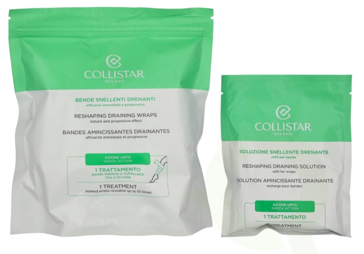 Collistar Reshaping Draining Wraps 200 ml 2x100ml ryhmässä KAUNEUS JA TERVEYS / Ihonhoito / Kasvot / Ihonhoitovälineet @ TP E-commerce Nordic AB (D28145)