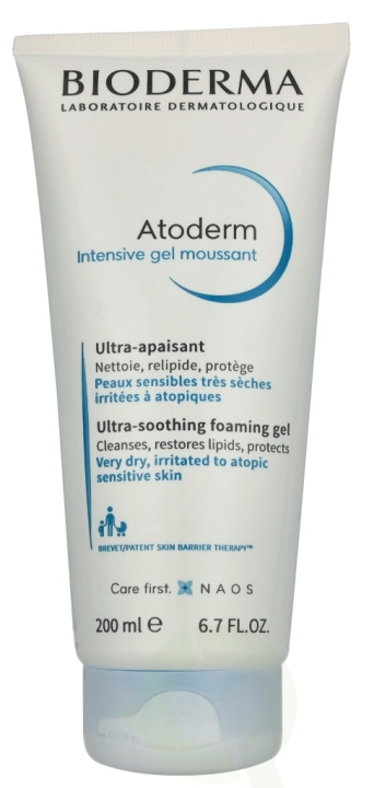 Bioderma Atoderm Intensive Gel Moussant 200 ml ryhmässä KAUNEUS JA TERVEYS / Ihonhoito / Kasvot / Päivävoide @ TP E-commerce Nordic AB (D28157)