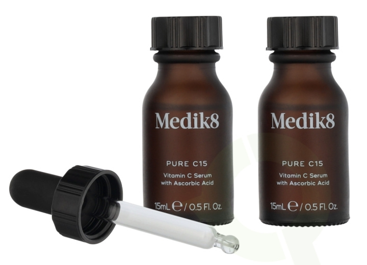 Medik8 Pure C15 Vitamin C Serum Set 30 ml 2x15ml ryhmässä KAUNEUS JA TERVEYS / Ihonhoito / Kasvot / Seerumit iholle @ TP E-commerce Nordic AB (D28232)