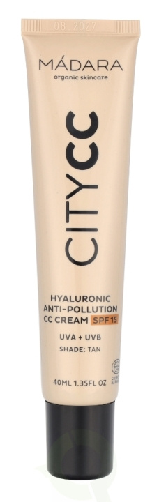 Madara Citycc Anti-Pollution Hyaluronic Cream CC SPF 40 ml 15 Tan ryhmässä KAUNEUS JA TERVEYS / Ihonhoito / Kasvot / Päivävoide @ TP E-commerce Nordic AB (D28277)