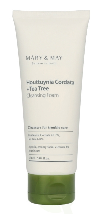 Mary & May Houttuynia Cordata +Tea Tree Cleansing Foam 150 ml ryhmässä KAUNEUS JA TERVEYS / Ihonhoito / Kasvot / Puhdistus @ TP E-commerce Nordic AB (D28321)