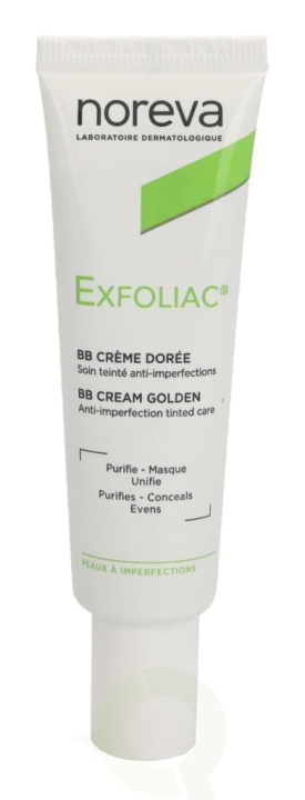 Noreva Exfoliac BB Cream 30 ml Golden ryhmässä KAUNEUS JA TERVEYS / Ihonhoito / Kasvot / Päivävoide @ TP E-commerce Nordic AB (D28325)