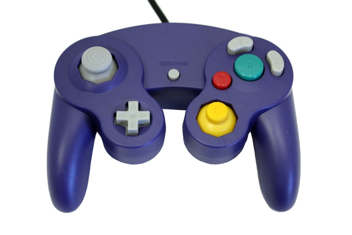 Retro-Bit Gamecube-ohjain Purple USB PC:lle ryhmässä KODINELEKTRONIIKKA / Pelikonsolit & Tarvikkeet / Nintendo GameCube @ TP E-commerce Nordic AB (D28370)
