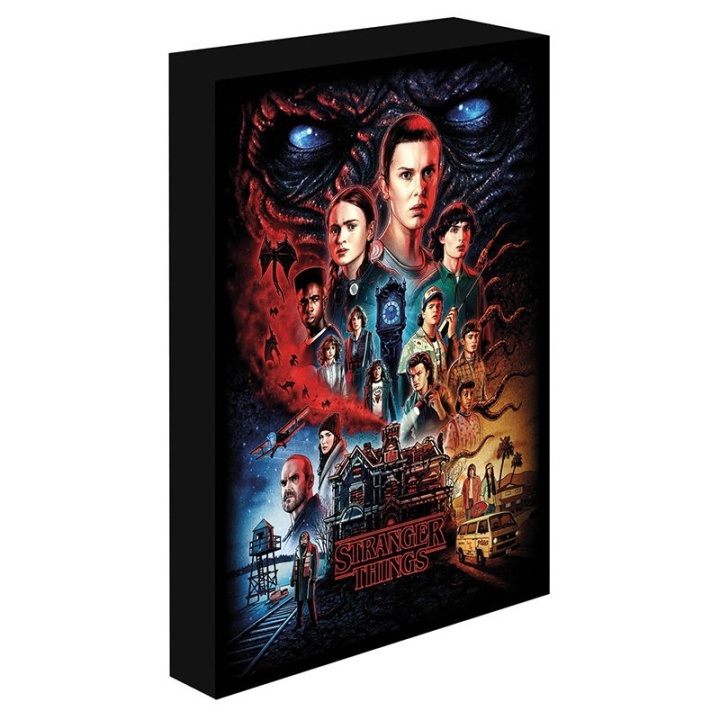 Pyramid International Valo Kankaalle Stranger Things 30x40 ryhmässä LELUT, TUOTTEET LAPSILLE JA VAUVOILLE / Lastenhuone / Valaistus / Pöytälamput @ TP E-commerce Nordic AB (D28379)