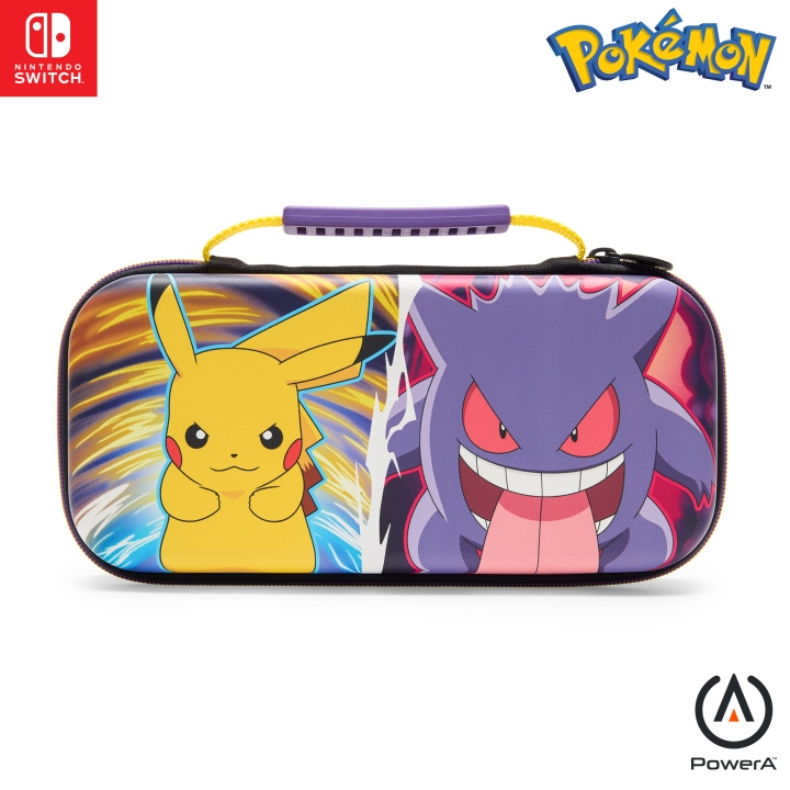 PowerA Suojakotelo - Pikachu vs. Gengar/ Nintendo Switch/ Lite ryhmässä KODINELEKTRONIIKKA / Pelikonsolit & Tarvikkeet / Nintendo Switch @ TP E-commerce Nordic AB (D28391)
