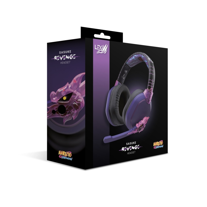 Lexip Sasuke Headset Design By Tsume - Naruto Shippuden - Sasuke Headset Design - Naruto Shippuden ryhmässä TIETOKOONET & TARVIKKEET / GAMING / Kuulokkeet @ TP E-commerce Nordic AB (D28411)