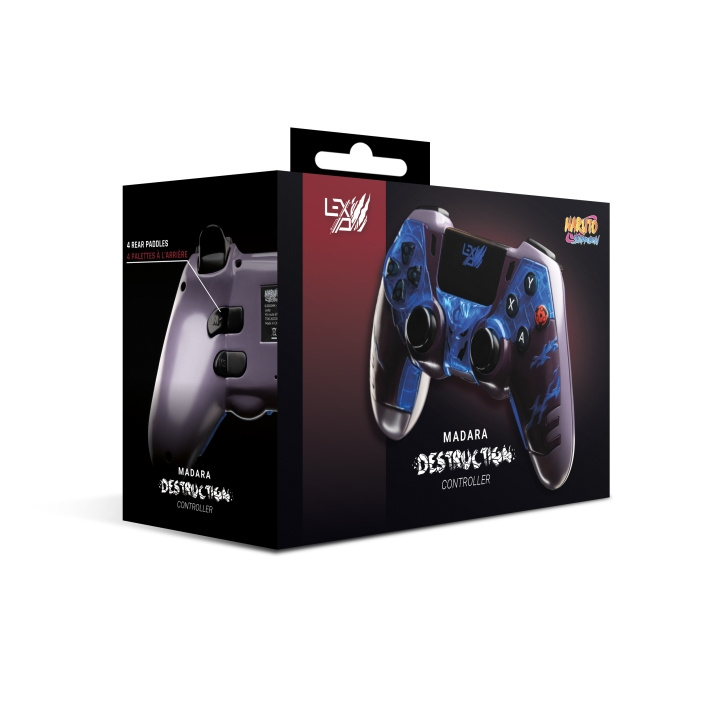 Lexip Madara Controller Design By Tsume - Naruto Shippuden - Naruto Shippuden ryhmässä KODINELEKTRONIIKKA / Pelikonsolit & Tarvikkeet / Nintendo Switch @ TP E-commerce Nordic AB (D28416)