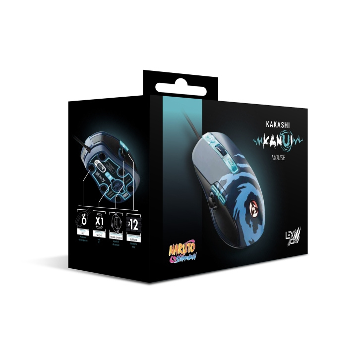 Lexip Kakashi Mouse Design By Tsume - Naruto Shippuden - Naruto Shippuden hiiri ryhmässä TIETOKOONET & TARVIKKEET / GAMING / Hiiret @ TP E-commerce Nordic AB (D28418)