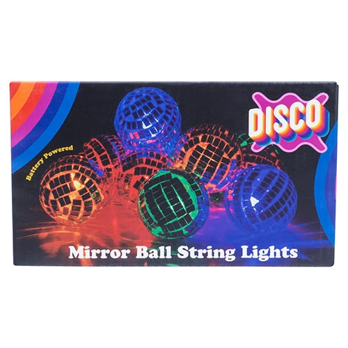 Fizz Creations Disco Ball String Lights - 2 metriä ryhmässä KODINELEKTRONIIKKA / Valaistus / LED-silmukka @ TP E-commerce Nordic AB (D28429)