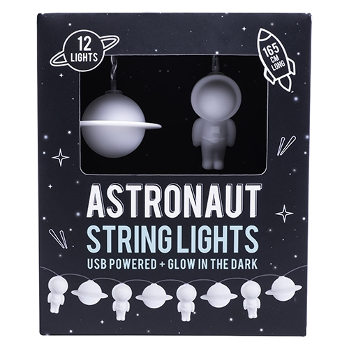 Fizz Creations Astronautti String Lights - Hehku pimeässä ryhmässä KODINELEKTRONIIKKA / Valaistus / LED-silmukka @ TP E-commerce Nordic AB (D28435)