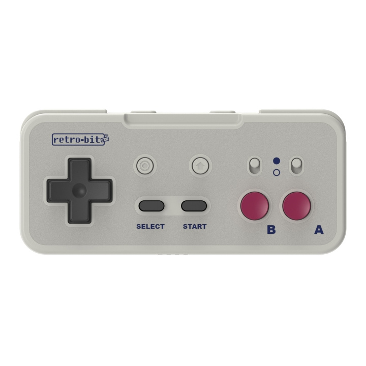 Retro-Bit Origin8 2.4G Pad NS, NES - harmaa - harmaa ryhmässä KODINELEKTRONIIKKA / Pelikonsolit & Tarvikkeet / Nintendo Entertainment System (NES, 8-bit) @ TP E-commerce Nordic AB (D28441)