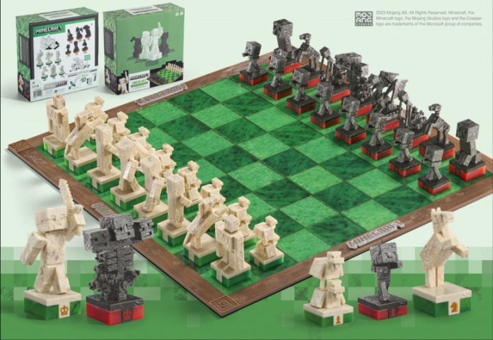 Noble Collection Minecraft - Shakkisetti ryhmässä LELUT, TUOTTEET LAPSILLE JA VAUVOILLE / Peli / Lautapelit @ TP E-commerce Nordic AB (D28551)