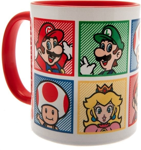 Pyramid International SUPER MARIO PUNAINEN VÄRILLINEN SISÄINEN MUKI ryhmässä URHEILU, VAPAA-AIKA JA HARRASTUS / Hauskat tavarat / Mukit @ TP E-commerce Nordic AB (D28595)