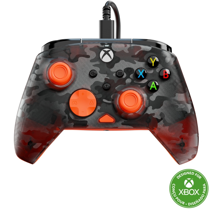 Turtle Beach ® Rematch™ Core - Ghost Black Camo / Oranssi ryhmässä KODINELEKTRONIIKKA / Pelikonsolit & Tarvikkeet / Xbox Series X @ TP E-commerce Nordic AB (D28661)