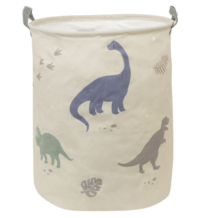 A little lovely company Säilytyspussi - Dino - 40 x 50 x 40 cm ryhmässä LELUT, TUOTTEET LAPSILLE JA VAUVOILLE / Lastenhuone / Säilytys @ TP E-commerce Nordic AB (D28670)