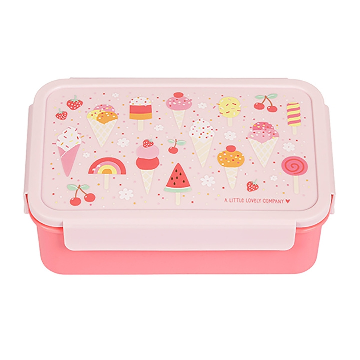 A little lovely company Bento lounaslaatikko - Jäätelö - 22 x 7,5 x 14,5 cm ryhmässä LELUT, TUOTTEET LAPSILLE JA VAUVOILLE / Syö ja juo / Lasten astiat @ TP E-commerce Nordic AB (D28680)