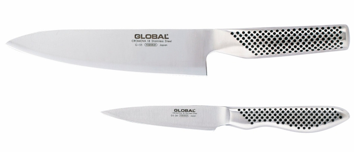 GLOBAL Veitsisarja G-55, GS-38 ryhmässä KOTI, TALOUS JA PUUTARHA / Keittiövälineet / Keittiöveitset ja veitsenteroittimet @ TP E-commerce Nordic AB (D28686)