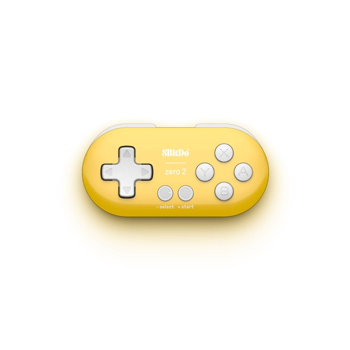 8Bitdo Zero 2 keltainen painos ryhmässä KODINELEKTRONIIKKA / Pelikonsolit & Tarvikkeet / Nintendo Switch @ TP E-commerce Nordic AB (D28694)