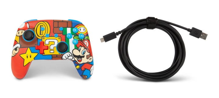 PowerA Parannettu langaton ohjain - Mario Pop/ Nintendo Switch ryhmässä KODINELEKTRONIIKKA / Pelikonsolit & Tarvikkeet / Nintendo Switch @ TP E-commerce Nordic AB (D28720)