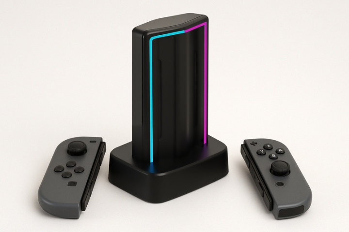 Deep Explorer 4 in 1 latausasema ryhmässä KODINELEKTRONIIKKA / Pelikonsolit & Tarvikkeet / Nintendo Switch 2 @ TP E-commerce Nordic AB (D28728)