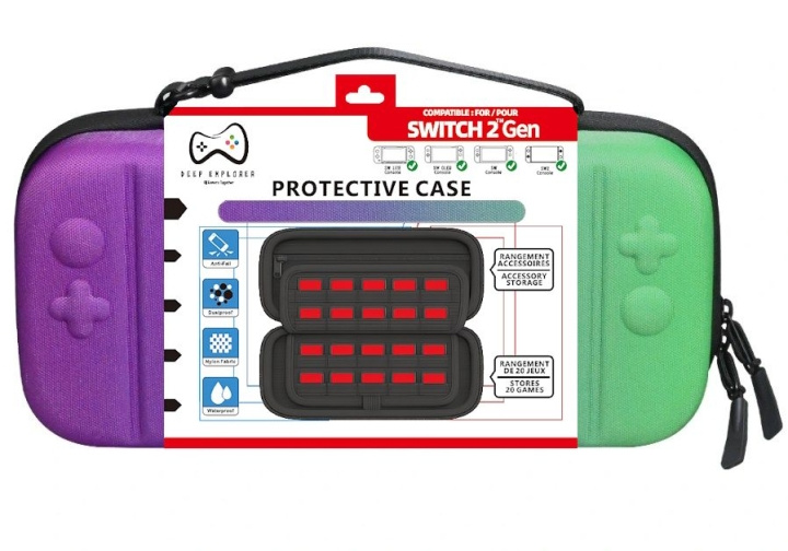 Deep Explorer Suojakotelo vihreä ryhmässä KODINELEKTRONIIKKA / Pelikonsolit & Tarvikkeet / Nintendo Switch 2 @ TP E-commerce Nordic AB (D28732)