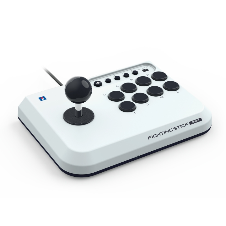 Hori Fighting Stick Mini PlayStation®5:lle - Valkoinen - 8 tuumaa x 6 tuumaa ryhmässä KODINELEKTRONIIKKA / Pelikonsolit & Tarvikkeet / Sony PlayStation 5 @ TP E-commerce Nordic AB (D28735)