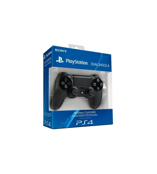 Sony Dualshock 4 -ohjain - musta ryhmässä KODINELEKTRONIIKKA / Pelikonsolit & Tarvikkeet / Sony PlayStation 4 @ TP E-commerce Nordic AB (D28736)