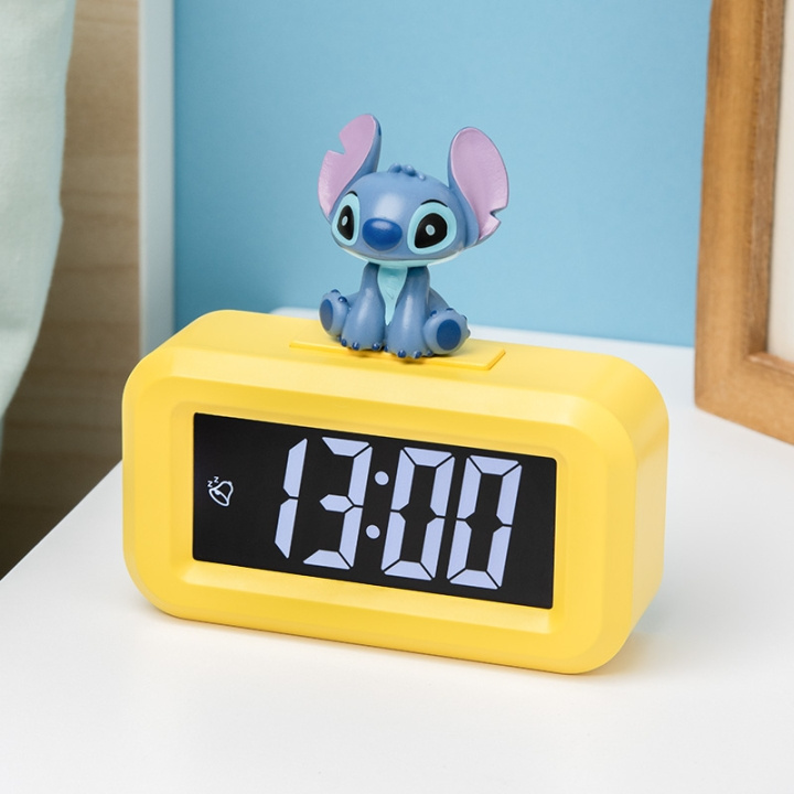 Paladone Stitch Mini Character herätyskello ryhmässä KOTI, TALOUS JA PUUTARHA / Kellot ja laskimet / Herätyskellot @ TP E-commerce Nordic AB (D28768)