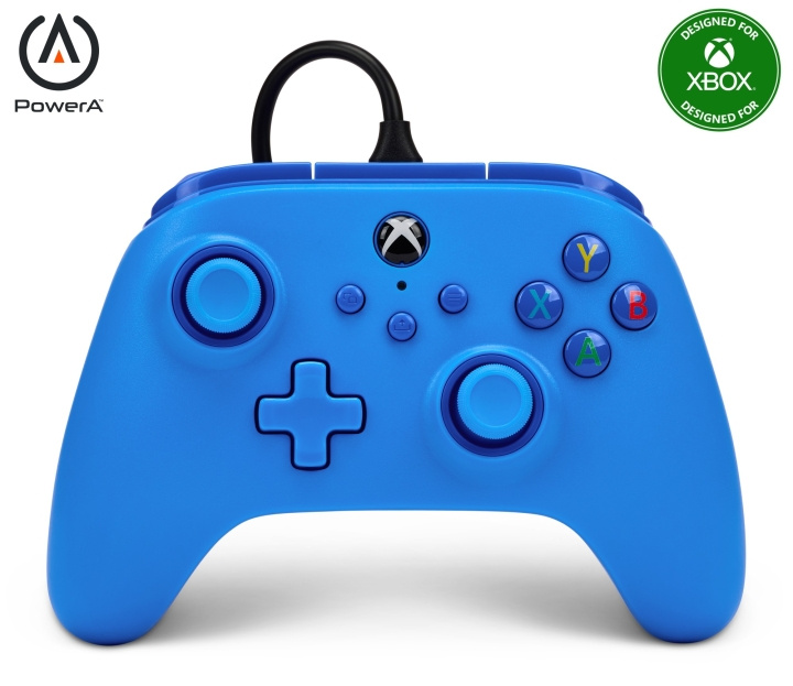PowerA Langallinen ohjain - sininen/ Xbox Series X ryhmässä KODINELEKTRONIIKKA / Pelikonsolit & Tarvikkeet / Nintendo Switch @ TP E-commerce Nordic AB (D28802)