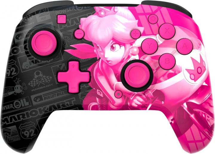 PDP Gaming Rematch langaton ohjain Grand Prix Peach lisensoitu kytkin ryhmässä KODINELEKTRONIIKKA / Pelikonsolit & Tarvikkeet / Nintendo Switch @ TP E-commerce Nordic AB (D28803)